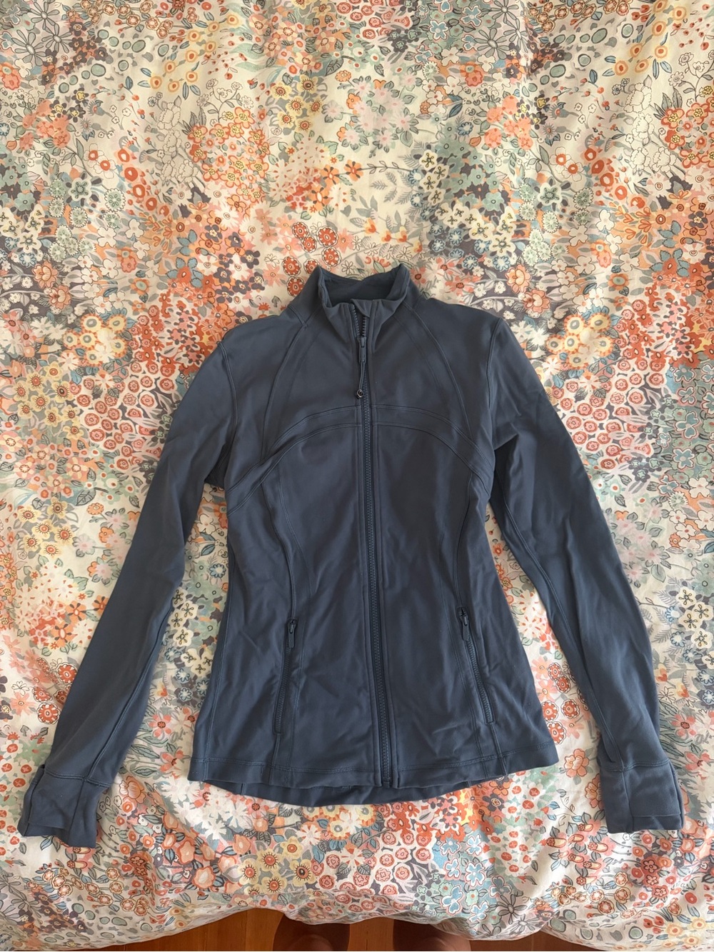lululemon athletica Slate Blue Full-Zip Athletic Jacket